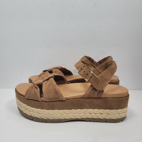 UGG Neusch Women's Brown Platform Sandals S/N 1125026 US Size 8 - Picture 2 of 9